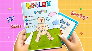 [🐾paper diy🐾] Roblox Pregnant Compilation #2 로블록스 Outfit Blind Bag 블라인드백 | ASMR DIY Paper