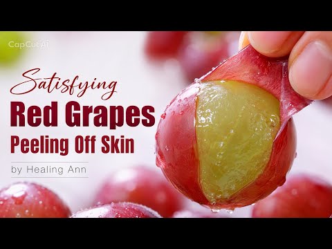 🍇FIRST TIME-PEELING OFF #trending #fruit #satisfying