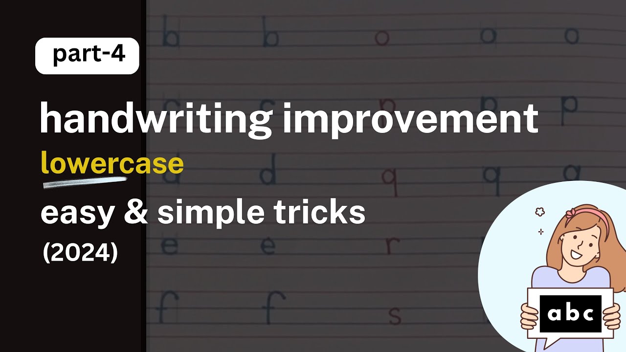 How to write neat and clean handwriting | lowercase | abcd easy and ...