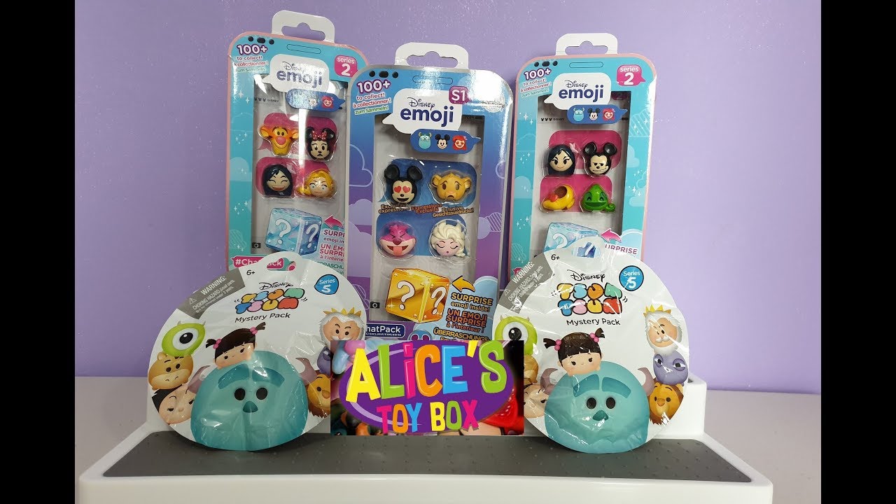 Disney Toy Opening - Disney Emoji and Disney TsumTsum