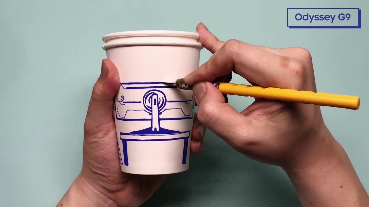 Odyssey G9 & G7  A paper cup masterpiece | Samsung