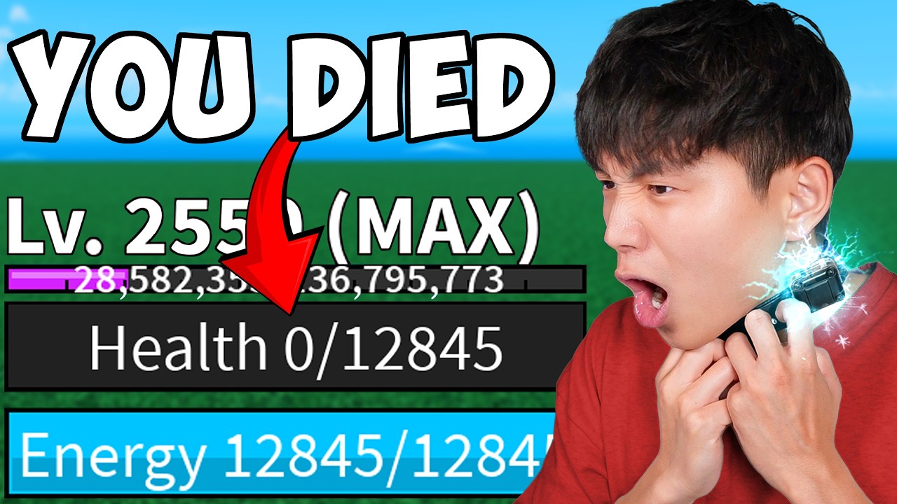 Blox Fruits But If I Die, I Get Shocked
