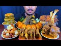 Eating Spicy Fish Curry,Mutton Nalli,Beef Chaap,Fish Fry,Brinjal Fry With Rice || Asmr Mukbong Show
