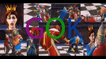 BATTLE CHESS GOK RED VS BLUE ( movie world