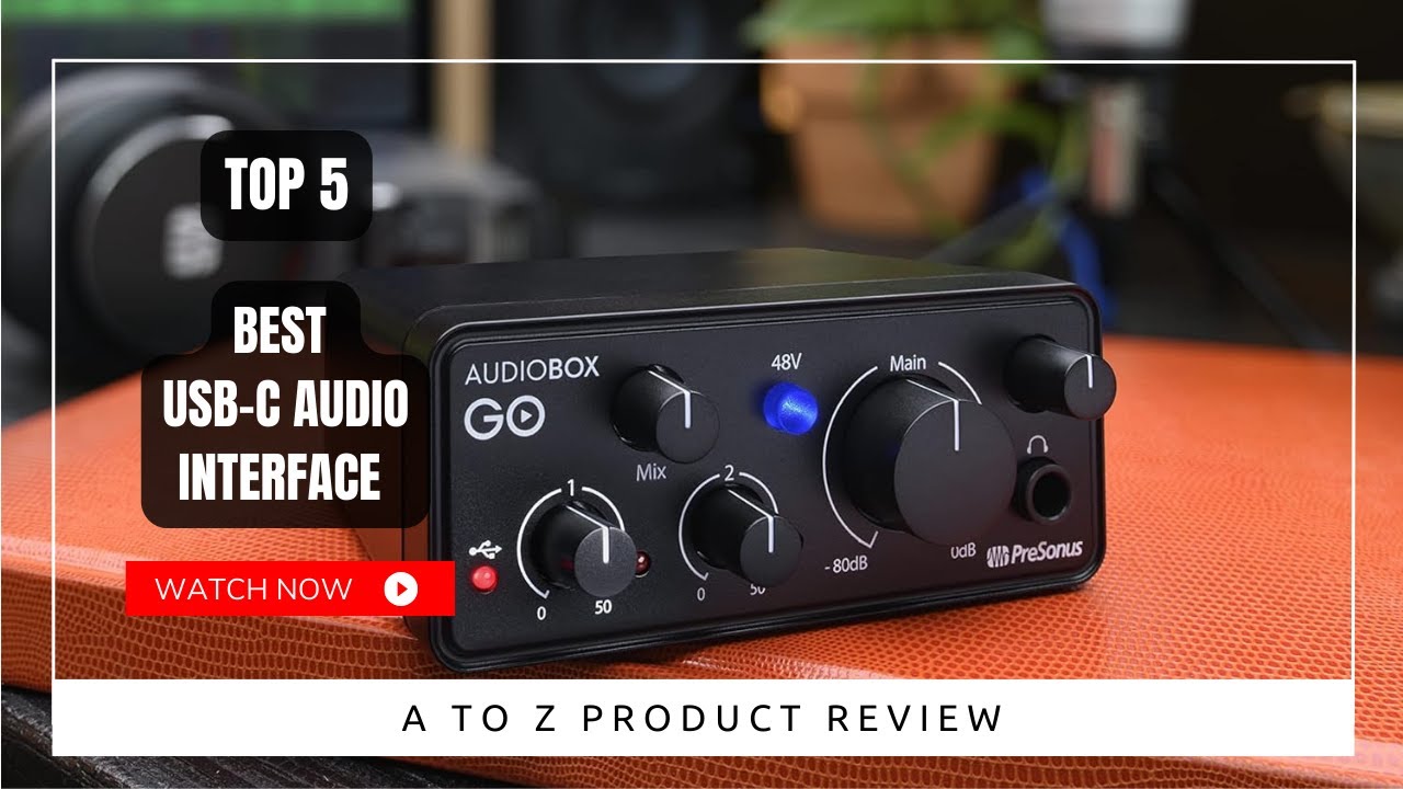 Best USB C Audio Interface On Amazon / Top 5 Product ( Reviewed ...