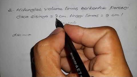 VOLUME LIMAS SEGI EMPAT || Rectangular Pyramid Volume