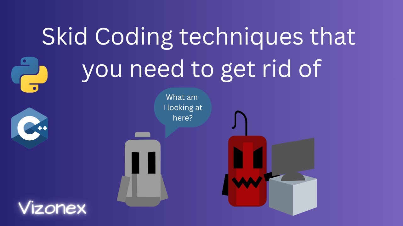 Skid coding habits you need to put an end to - YouTube
