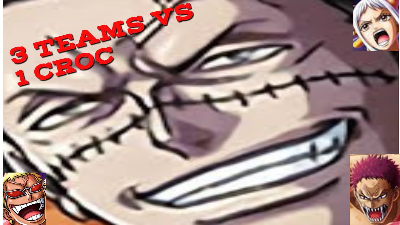 HARDEST ARENA YET!!!! 3 TEAMS VS CROCODILE ARENA - One Piece Treasure Cruise