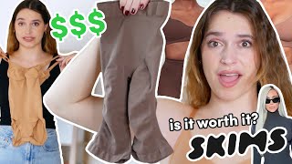 I Tried Skims Viral Shapewear (Before and Afters) | Testing TikTok