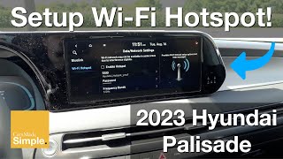 How To: Setup Wi-Fi Hotspot | 2023 Hyundai Palisade