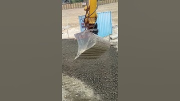 Digmax 360 Rotate Bucket, operators view from the cabin