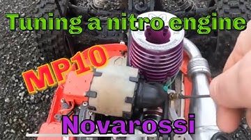 Part 3 Tuning a nitro engine . Kyosho mp10 with novarossi full engine break in . nitro Rc buggy