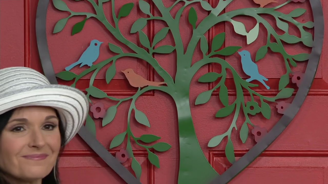 Plow & Hearth Metal Heart Shaped Wall Art on QVC YouTube