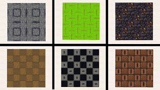 Minecraft: 50 Floor Designs Tutorial (50 Subscriber Special)