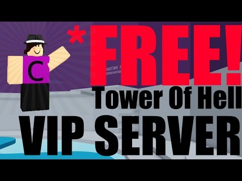 Working Free Tower Of Hell Vip Server Link In Desc Tower Of Hell Roblox Youtube - roblox god grinders vip server invite