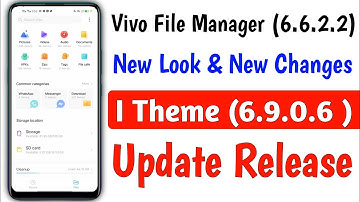 vivo file manager update with new changes 😍 better than origin os file manager || I theme new update