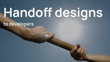 Handoff your designs to developers (Figma plugins)