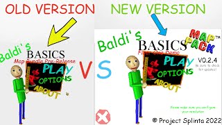 Trying old versions of Baldis Basics Map Pack!