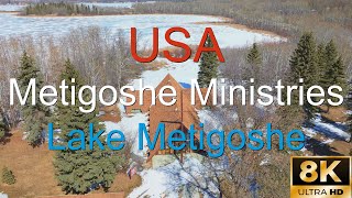 Metigoshe Ministries, #Bottineau, #ND #USA, #spring #2024, #Landscape #8K #Drone #cinematography #AI