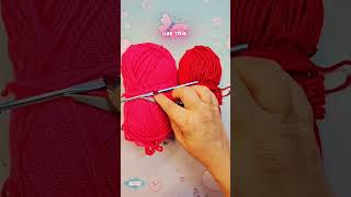 Simple Crochet Heart Garland for any season #crochet