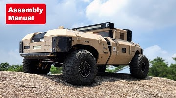 3D Printed D.I.Y. Crawling RC car EATTV MK1 DE Assembly manual movie PART 02