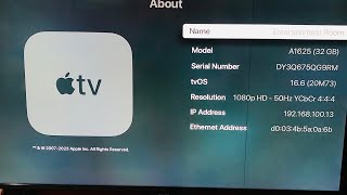 Apple tv hd A1625 4th gen 32GB