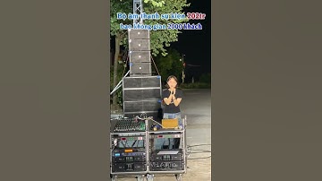 Test karaoke trên bộ loa 8 array D1210 và  4 Sub kép 60#dvhaudio #amthanhsukien #loadamcuoi #shorts