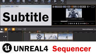 Unreal 4 Sequencer_Tip 3. How to make Subtitle