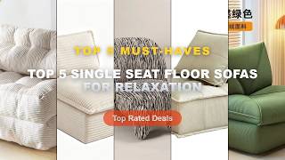 Cheap & Best Top 5 Single Seat Floor Sofas For Relaxation Unboxing & Review - W2557 Giant Comfy Soft screenshot 1