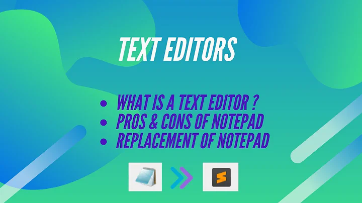 Text Editors ||  Notepad vs Sublime Text Editor