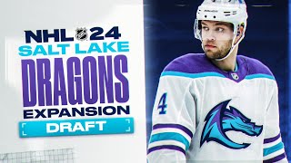 NHL 24: SALT LAKE CITY DRAGONS EXPANSION MODE - THE DRAFT!