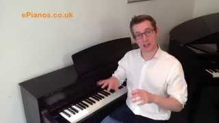 First look demo - New Yamaha Clavinova CLP575 Digital Piano