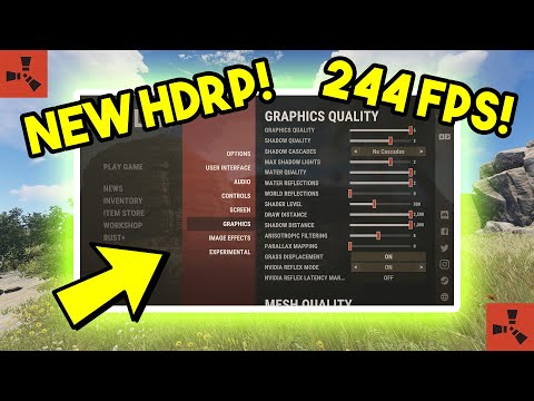 BEST RUST HDRP HIGH FPS AND PVP SETTINGS GUIDE NEW 2022 (TIMESTAMPS)