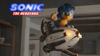Sonic The Hedgehog (2020) Hd Movie Clip “Sonic Jumps Above The Robot