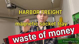 harbor freight magnetic socket organizer review