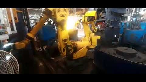 Mahajan Automation Robotic handling in forging press