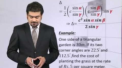 Math - Fsc Part 1 Chapter 12 Area Of Triangle 2- Math