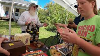 Camera Footage POV 400 Mile Yard Sale Shopping Annual Rt 68 Kentucky