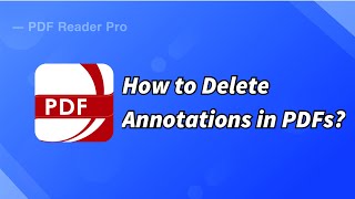 How to Delete Annotations in a PDF on Windows?