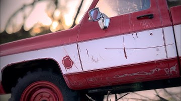 Weathered FMS Chevy K10 1/18 Scale RC Rock Crawler #diy #rccrawler #scalerc #chevy #americantruck
