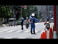 【光電管スピード取締り】若いライダーが40キロ道路を快音を轟かせ爆走！本来なら10分で解放されるが30分経っても解放されないってことは免停以上確定？