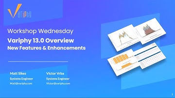 Workshop: Variphy 13.0 New Features