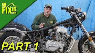 1986 Honda Rebel 450 Engine Teardown Part 1 — No Compression, Let's Find Out Why | The FIXIT Shed