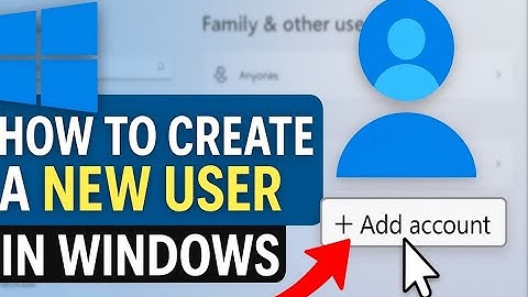 👤 How to Create a New User Account in Windows 10/11 🖥️ | Easy Step-by-Step Guide 🔐