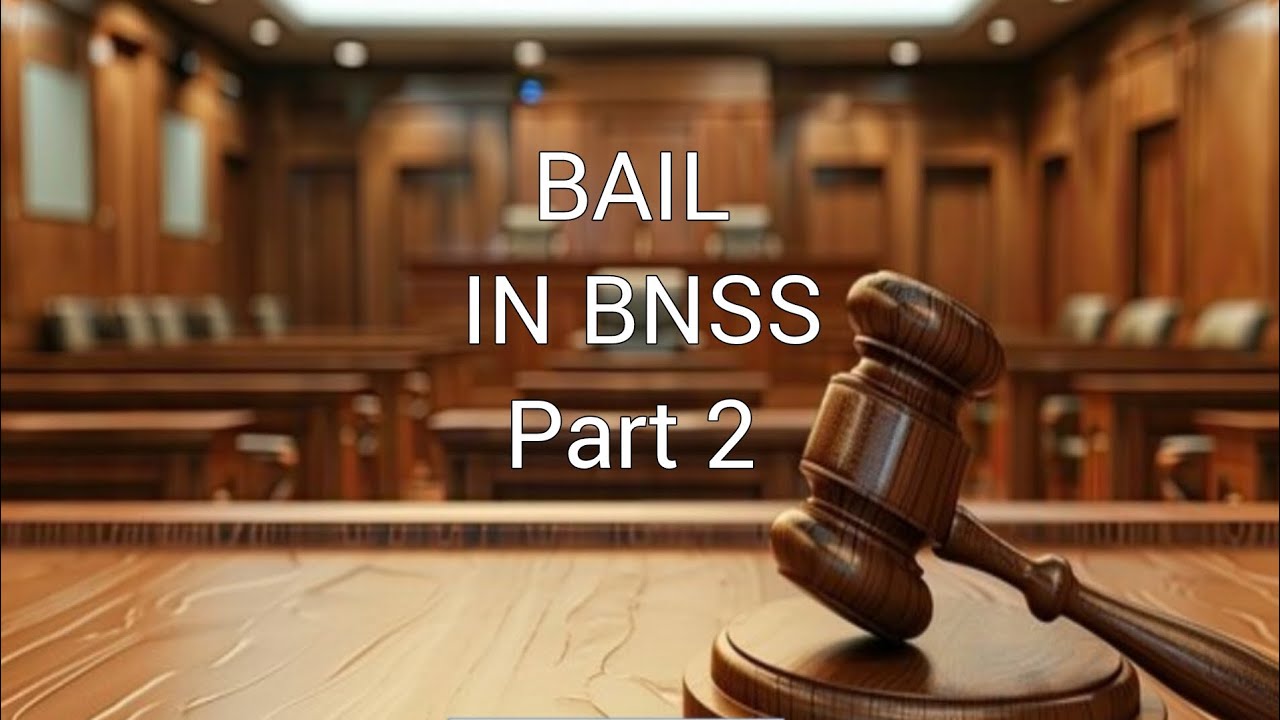 Bail in BNSS - Section 480 of BNSS - YouTube