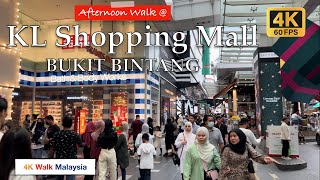 [4K HDR] Afternoon Walk at Kuala Lumpur Shopping Mall | Bukit Bintang - November 2023