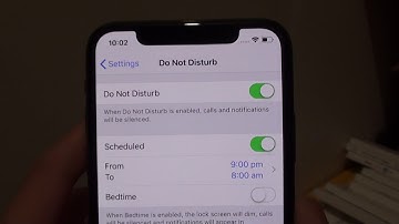 iPhone XS: How to Enable / Disable Bedtime Do Not Disturb
