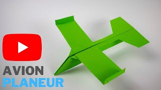 Как сделать планер из бумаги? | Бумажный самолетик (одиночный) 🔥