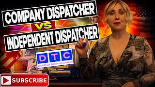 Company dispatchers vs independent dispatchers. #dispatcher #dispatchtrucks #freightdispatch #cdl
