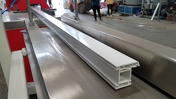 UPVC door and window profiles production line
